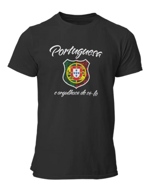T-shirt Portuguesa e orgulhosa de sê-lo - Lafourgoneta