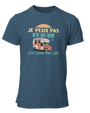 T-shirt Je peux pas j'ai camping-car - Lafourgoneta