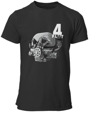 T-shirt Flat 4 LaFourgoneta