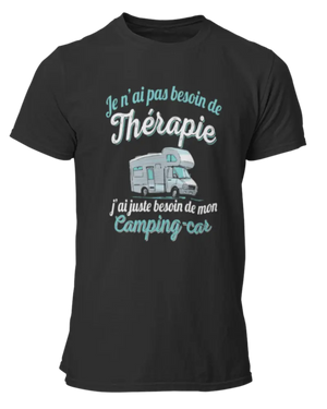 T-shirt Je n'ai pas besoin de thérapie j'ai juste besoin de mon camping-car - Lafourgoneta