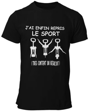 T-shirt j'ai enfin repris le sport La Fourgoneta