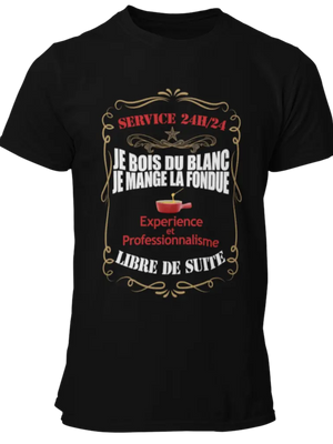 T-shirt service 24h/24 La Fourgoneta