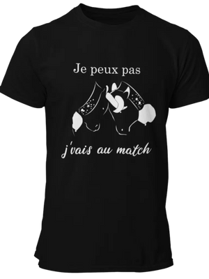 T-shirt je peux pas je vais au match La Fourgoneta