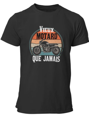T-shirt Vieux motard que jamais - Lafourgoneta