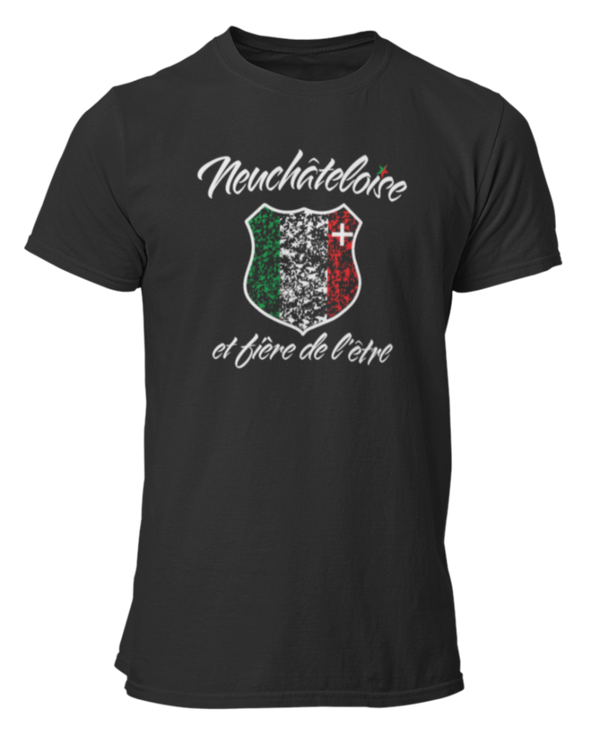 T-shirt Neuchâteloise et fière de l'être