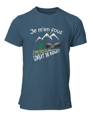 T-shirt Je m'en fous j'me barre au combat de reines - Lafourgoneta