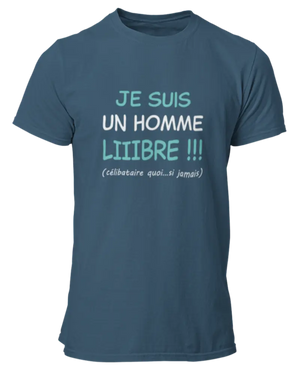 T-shirt Je suis un homme libre - Lafourgoneta