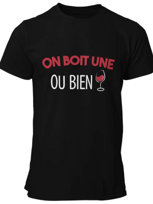 T-shirt On boit une ou bien? La Fourgoneta