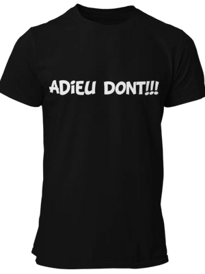 T-shirt Adieu dont!!! La Fourgoneta