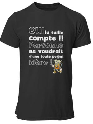 T-shirt Oui la taille compte - Lafourgoneta