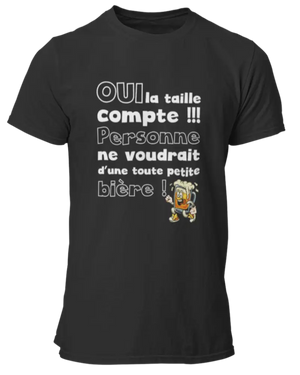 T-shirt Oui la taille compte - Lafourgoneta
