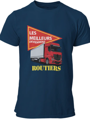 T-shirt Les meilleurs deviennent routiers La Fourgoneta