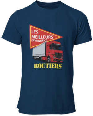 T-shirt Les meilleurs deviennent routiers La Fourgoneta