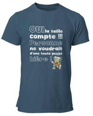 T-shirt Oui la taille compte - Lafourgoneta