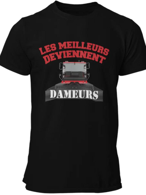 T-shirt Les meilleurs deviennent dameurs La Fourgoneta