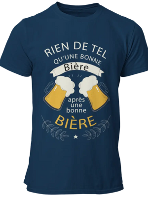 T-shirt,  rien de tel qu'une bonne bière après une bonne bière La Fourgoneta
