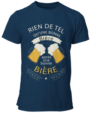 T-shirt,  rien de tel qu'une bonne bière après une bonne bière La Fourgoneta