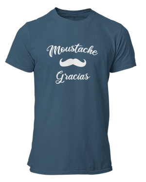 T-shirt Moustache gracias - Lafourgoneta