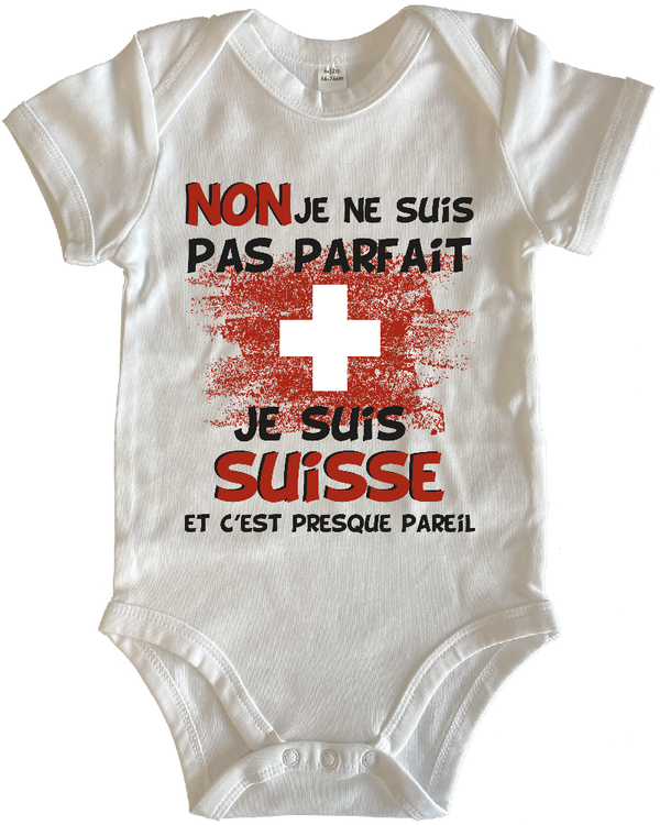 Body Non je ne suis pas parfait je suis Suisse et c'est presque pareil