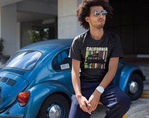 T-shirt California code-barres La Fourgoneta